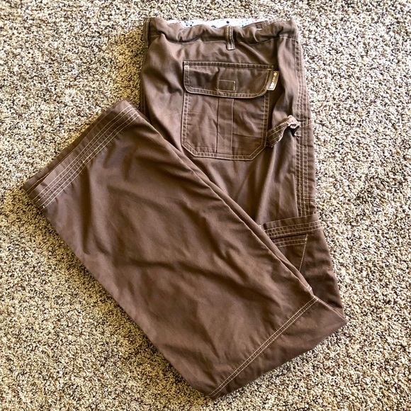 KOI Chocolate Brown Scrub Pants (tall)